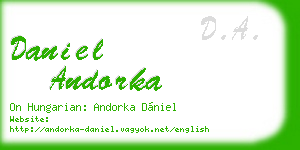 daniel andorka business card